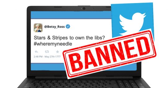 Twitter Retroactively Bans Betsy Ross For What She Probably Would Have Said