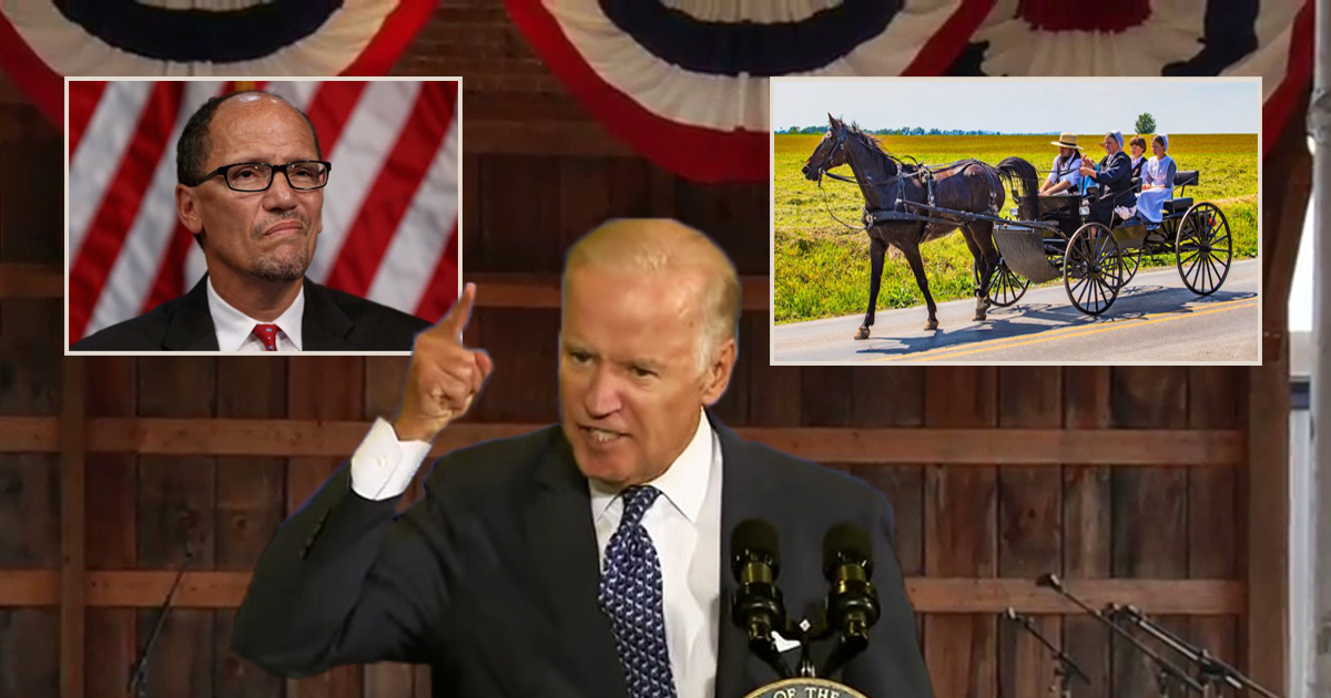 Source: DNC Worried After Biden Tells Crowd ‘Amish Are To Blame For USA Losing World War II’