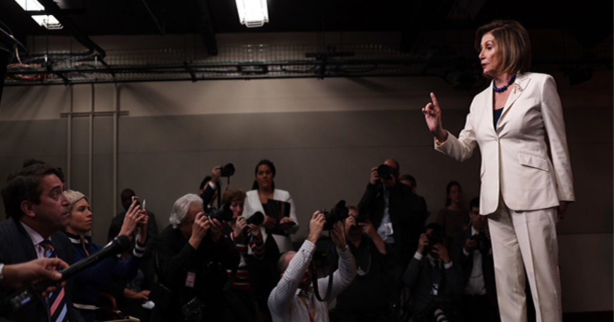 Nancy Pelosi Reminds Press That if Any of Them Call Her Unstable She’ll ‘Rip Their Face Off’