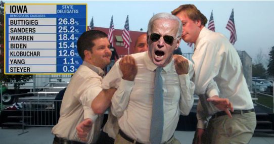 Joe Biden Rages At DNC: “You Can Steal My Delegates, But You’ll Never Take My Leg Hair!”