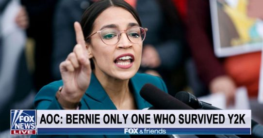 AOC: 'Bernie Sanders is Only Candidate Left Who Survived Y2K'
