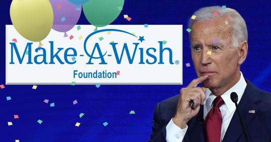 Make-A-Wish Foundation Grants Joe Biden The Presidency As He Bravely Battles Dementia