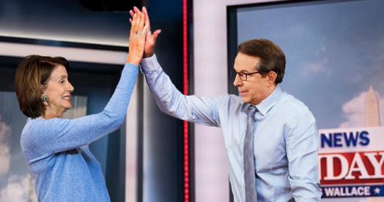 Nancy Pelosi And Chris Wallace Celebrate Another Perfectly Coordinated Fox News Sunday
