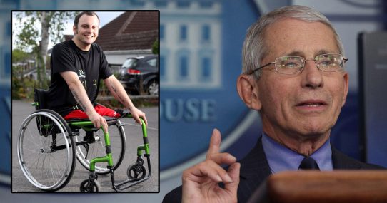 Dr. Fauci Informs Remedy For Minor Knee Pain Is To Cut Off Both Your Legs