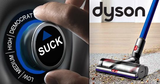 Dyson's New ‘Democrat’ Setting Delivers Strongest Levels Of Sucking Known To Man