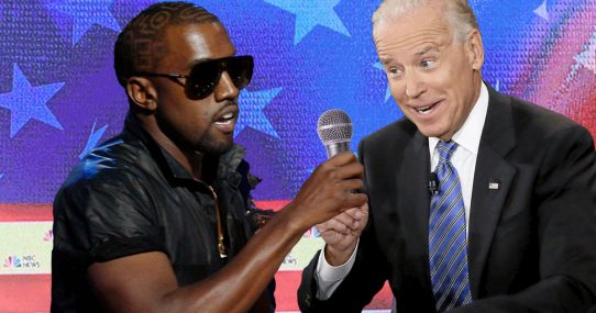 Democrat Party Hopes Kanye West Can Yank Microphone Away From Joe Biden As Much As Possible