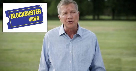 Blockbuster Video Asks John Kasich To Say A Few Words On Their Behalf