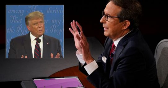 President Trump Rudely Interrupts Filming Of Chris Wallace’s Pro-Biden Ad