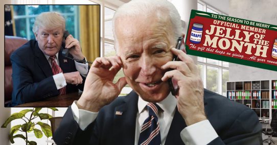 Trump Tricks Biden Into Conceding Election In Exchange For Jelly Of The Month Club Membership
