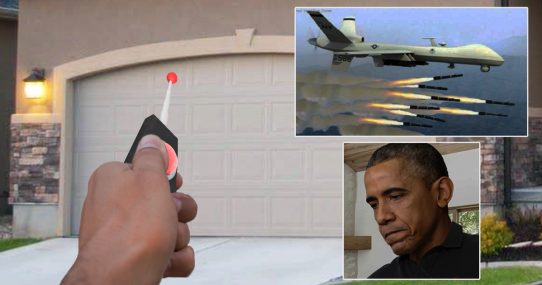Obama Fires Off Dozens Of Drone Strikes Believing He Was Pressing His Garage Door Opener