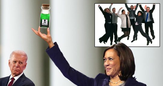 Democrats Rejoice After Kamala Harris Finds Special Potion To Cure Biden’s Injured Ankle