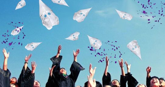 Critical Race Theory Graduates Celebrate By Throwing Their White Pointy Caps Into The Air