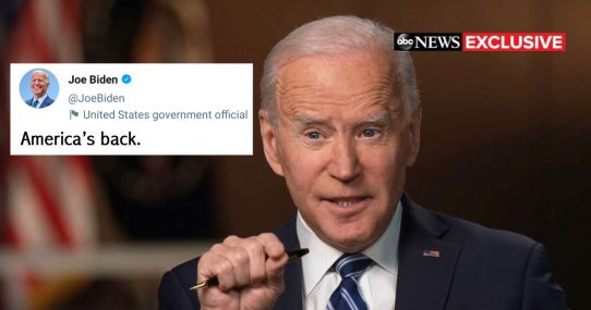 Biden Clarifies: When I Said ‘America’s Back’ I Meant That’s Literally All You’d See As We Ran