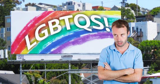LGBTQ Coalition Accidentally Adds An “S” For Straight, Destroying Movement
