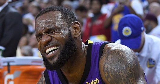 LeBron Injured Again After Forgetting To Stretch Before Virtue Signaling